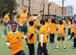 Wallabies visit St John's Auburn